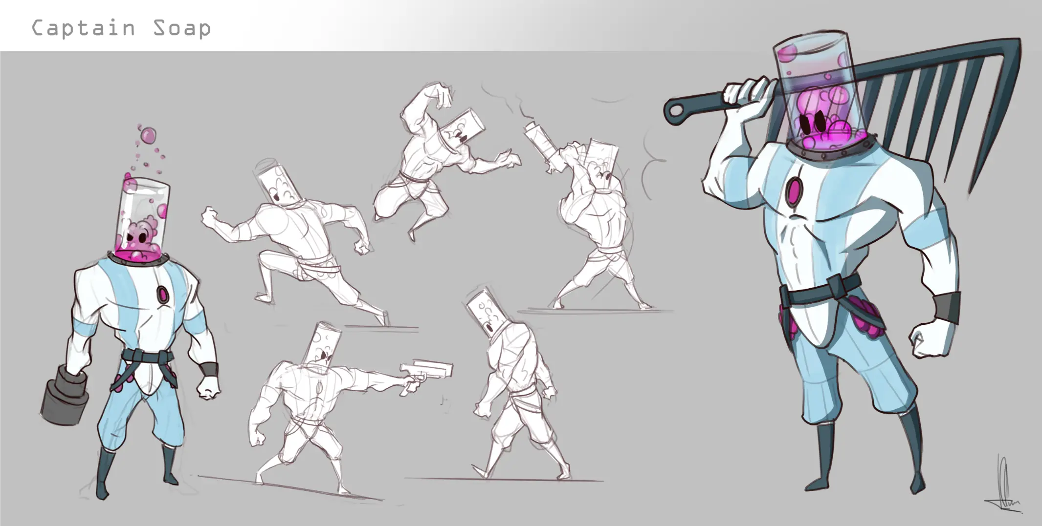 Dessin Kill All Lice Captain Soap