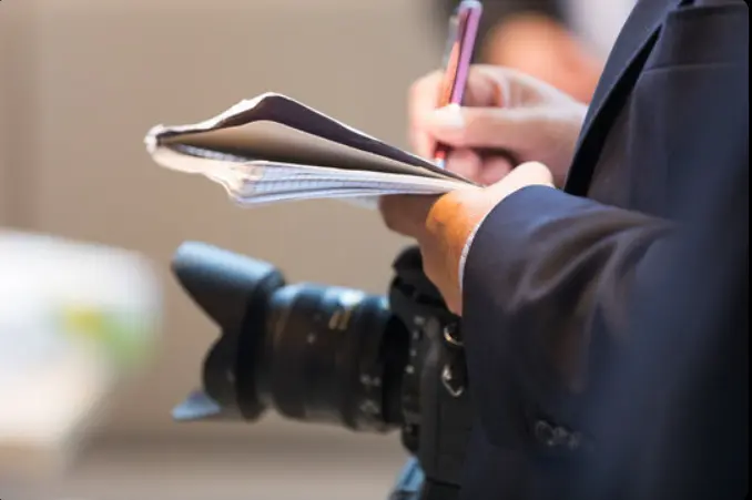 Journaliste - Prise de notes